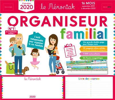 XXX - ORGANISEUR FAMILIAL MEMONIAK 2019-2020 XXX - ORGANISEUR FAMILIAL MEMONIAK 2019-2020